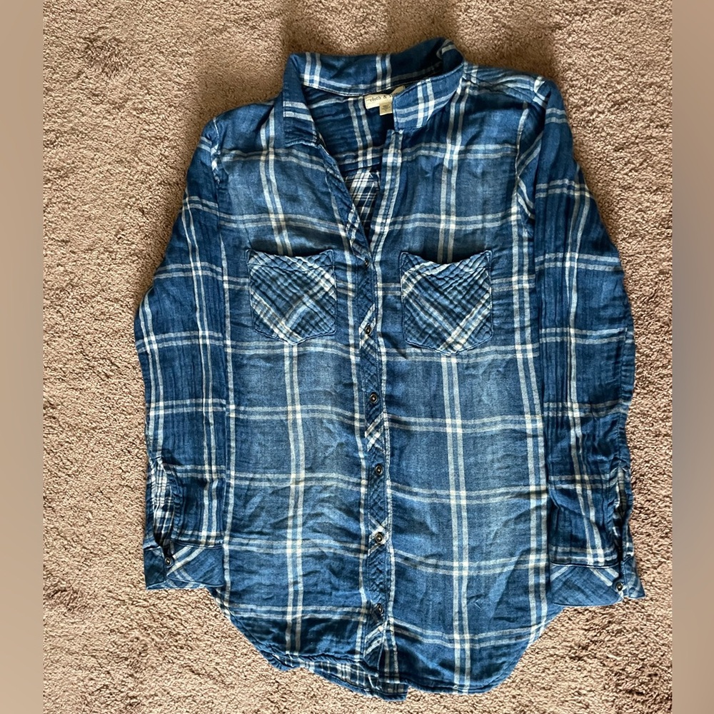 Cloth & Stone flannel size large